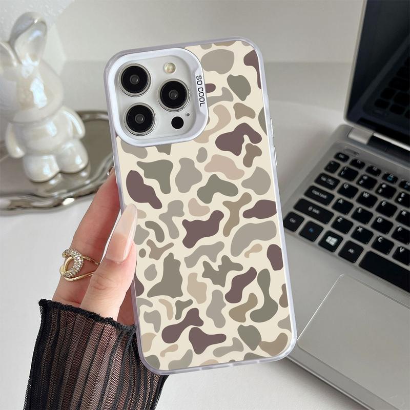 Camo Pattern Shockproof Phone Case for iPhone 7 8 X XS 11 12 13 14 15 16 17 Pro Max Plus 16E Air XR Protecitved Cover Vintage Sitka Camouflage Magsafe