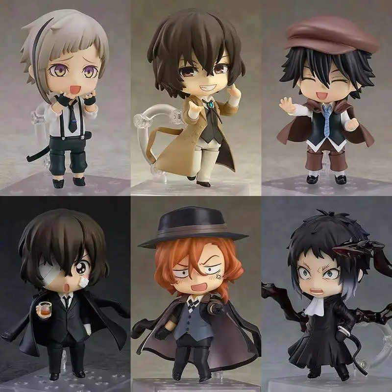 10cm Q Version Nendoroid Interchangeable Face Doll Action Figures Articulated Model Kit Desktop Ornament Collectible Statue Gift