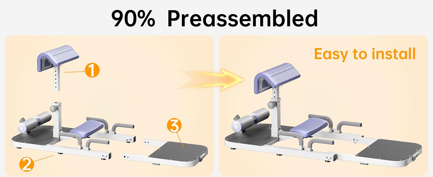 Hip Thrust & Squat Machine for Home – Multi-Function Glute Builder, Leg & Core Strengthening Equipment – Adjustable Sissy Squat, Hip Thrusts, Squat Assist Machine for Home Gym