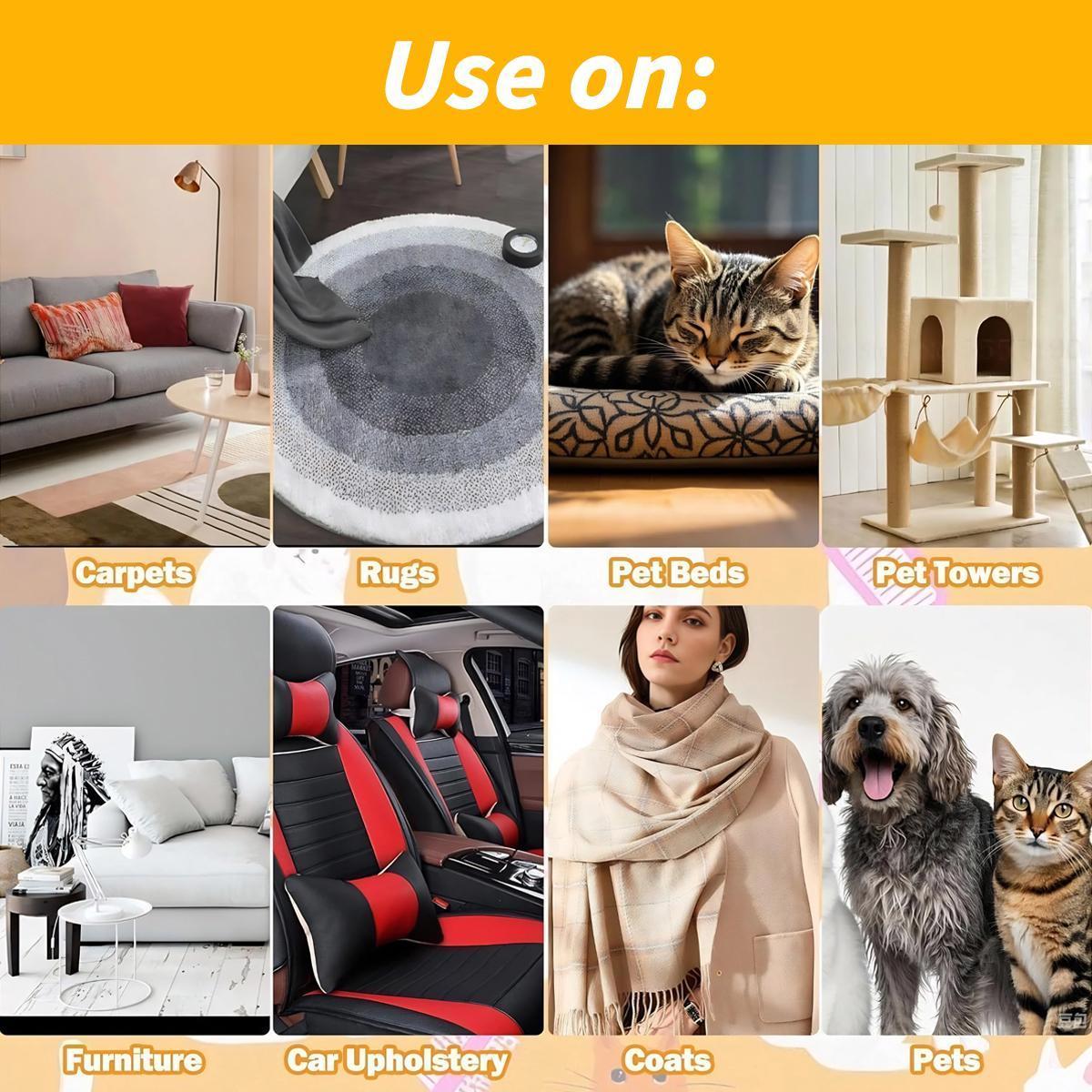 Pet Hair Remover Glove, Electrostatic Removal Gloves for Pet Hair, Pet Hair Remover Gloves for Dog & Cat, Reusable Pet Hair Remover Glove for Carpet, Couch, Clothing, Furniture