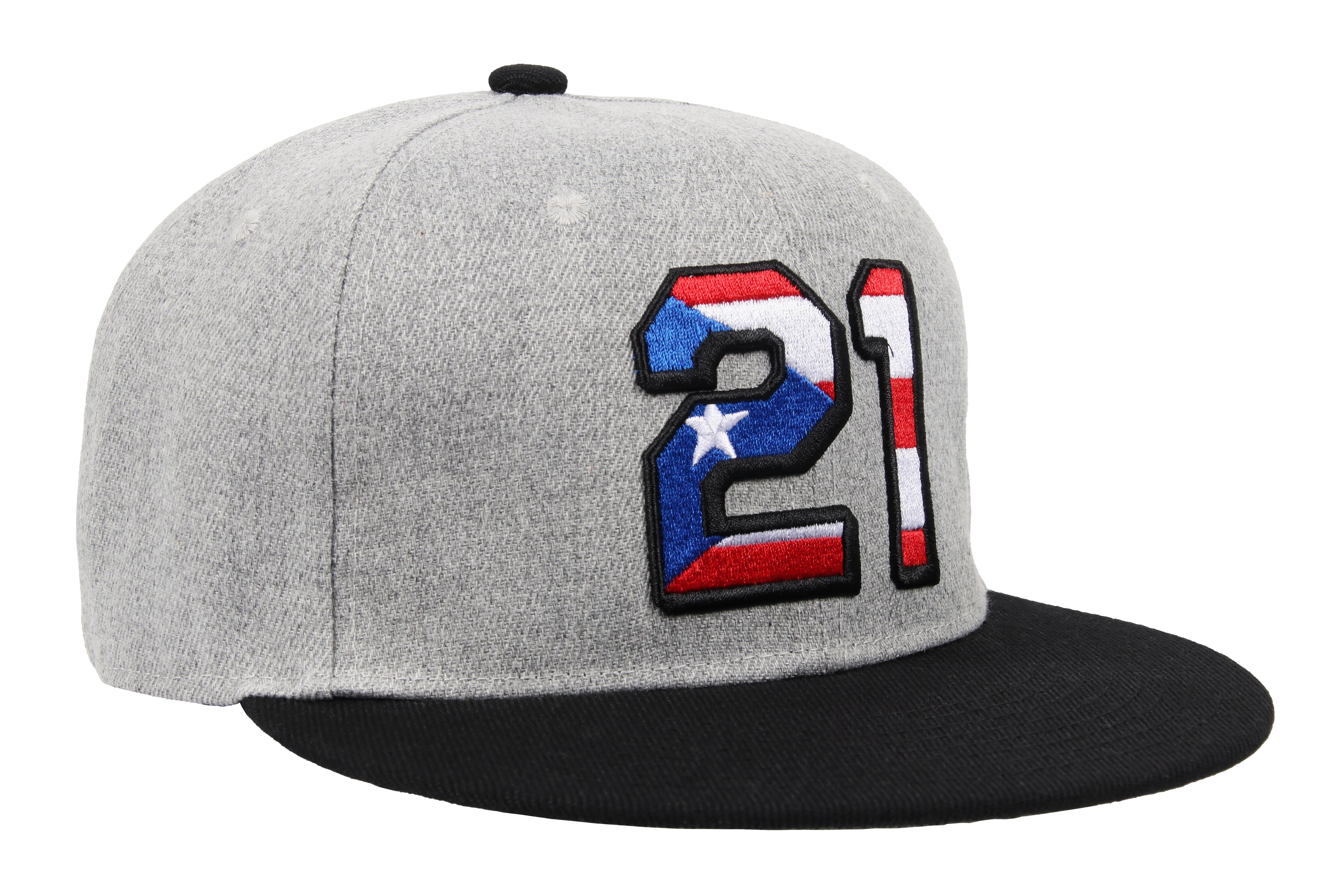 Breathable Comfortable Baseball Cap, Retro Adjustable, 21, Daily All-match Hat, Clemente, 3D Embroidered Adjustable Outdoor Sport Cap, Grey