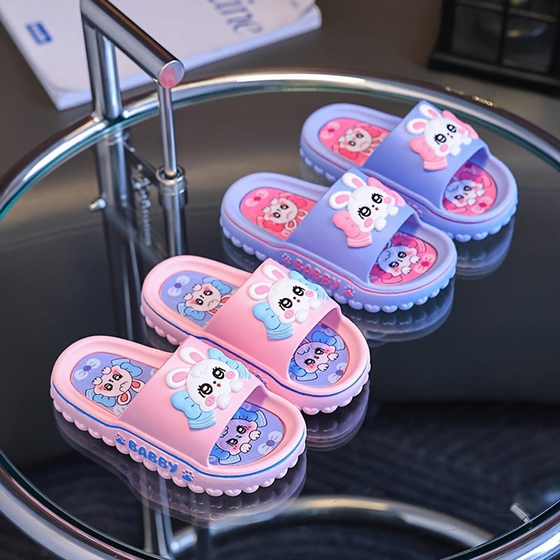 Youngsters' Adorable Bunny Slippers - Non-Slip & Comfy for Indoor/Outdoor Use - Ideal for Boys & Girls, All Seasons（Gift)