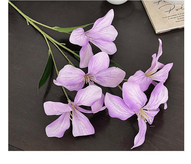 Oil painting style flame orchid artificial flower home living room decoration wedding hall garden setting shop window decoration