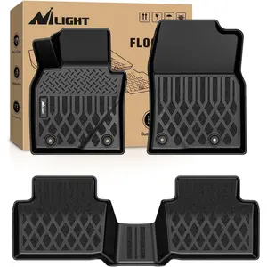 Nilight TPE Floor Mats - 4 Pieces Custom Fit for Mazda CX-30 2020-2026, Synthetic All-Weather Heavy Duty Floor Liners Made with Advanced CNC Cutting Machines, Ideal for Beach & Camping, Father's Day Gift