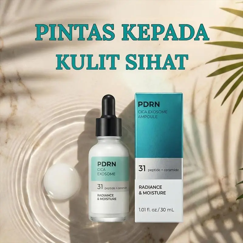 PDRN Cica Exosome Repair Ampoule , Green Tomato PHA Pore Tightening Ampoule 30ml, Gently Exfoliate Dead Skin & Control Sebum, Deep Hydration Brightening Calming Barrier Repair Facial Serum