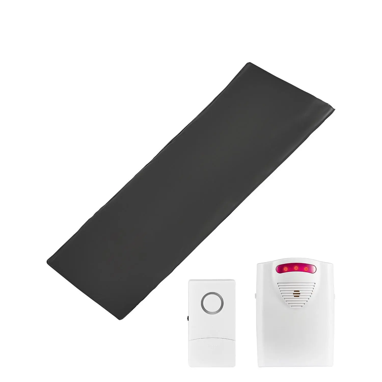 VEVOR Bed Alarm System for Elderly Adults, 14x 30-inch Wireless Bed Sensor Pad with Pager, Safety Bed Alarms and Fall Prevention Pad for Home, Hospital, Rehabilitation Center