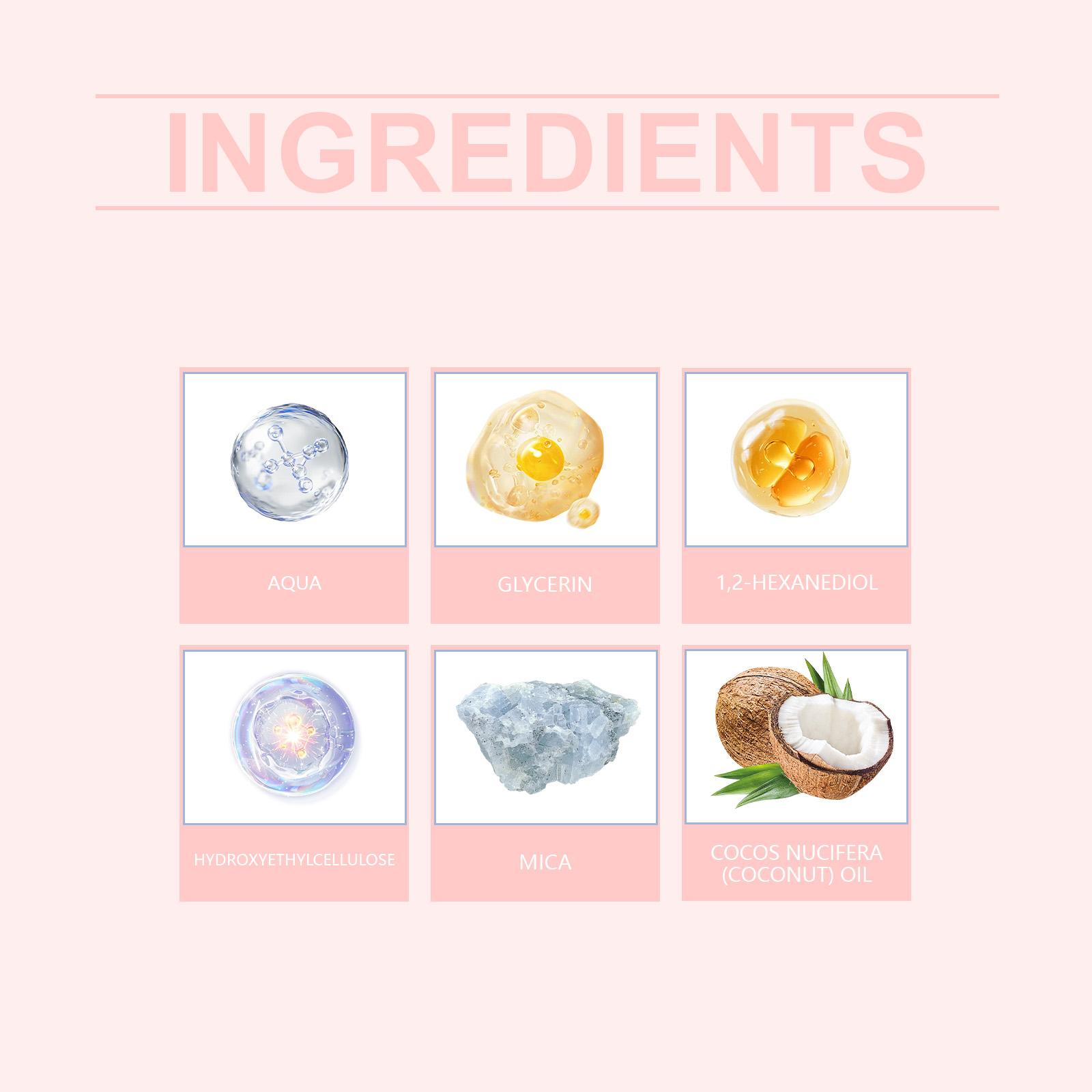 zephoco Rose Gold Coconut Protective Shimmer Body Oil Summer Protective Moisturizing Glossy Non-Sticky Body Oil