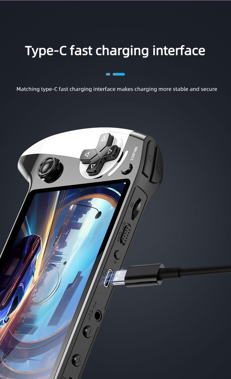 X9 Handheld Game Console 128GB – 5.5" HD Screen Portable Retro Gaming System with Built-in Games, 8+ Emulators Support, Game Boy/PSP/FC Classic Games, Perfect Gamer Stuff for Kids & Family Fun