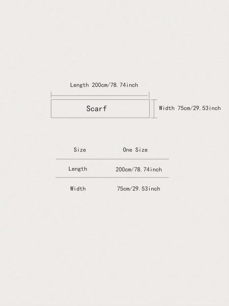 Boho Style Plant Embroidery Double Sided Scarf, Casual Soft Warm Fringe Trim Floral Embroidered Shawl for Women & Men, Fashion Accessories for Daily Wear