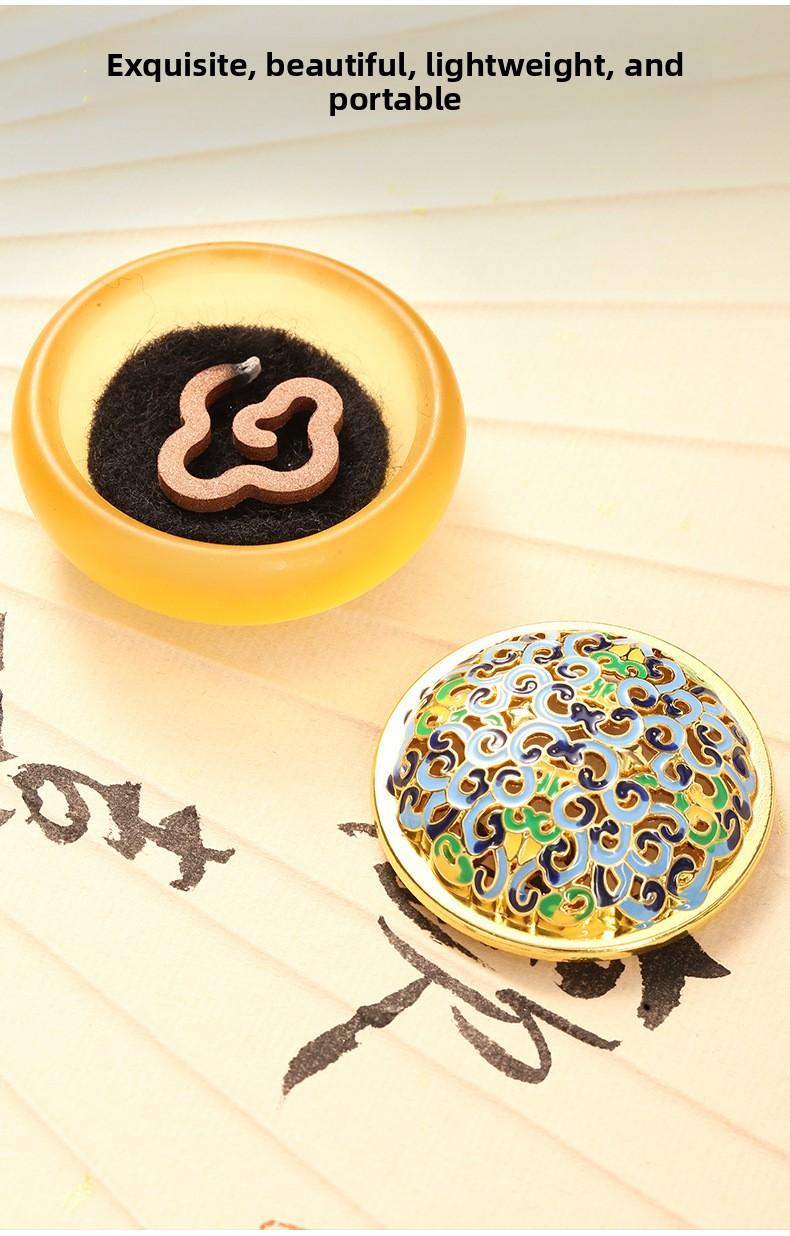 Colored Glaze Incense Burner for Coil Incense Agarwood & Sandalwood Smoke-Free Powder Cloud Style Household Tool Enhances Aroma Ideal for Agarwood & Sandalwood incense stick holder