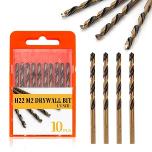 This Is What A Man's Tool Looks Like Drywall Cut Out Bit 5/32 |   1/8 inch, HSS M2 high-Speed Steel Drywall Guidepoint Cutting Bits, Drywall Tools Used with Spiral Saw (10, 1/8 inch)