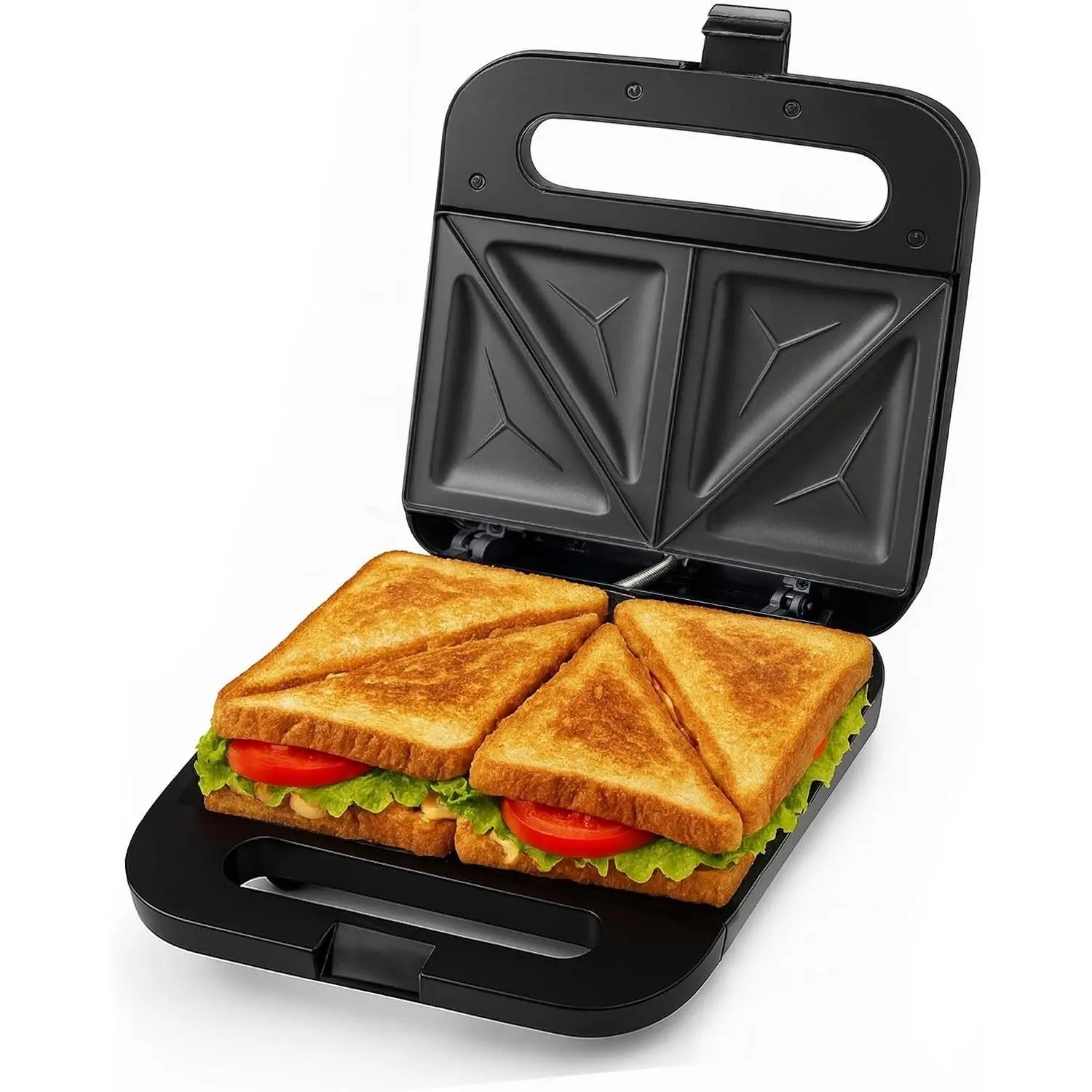 Electric Sandwich Maker, 750W Non-Stick Plates, Black GPS401B | Perfect for Grilled Cheese, Tuna Melts, Omelets, French Toast, Breakfast Favorites, Light Meals, and Snacks