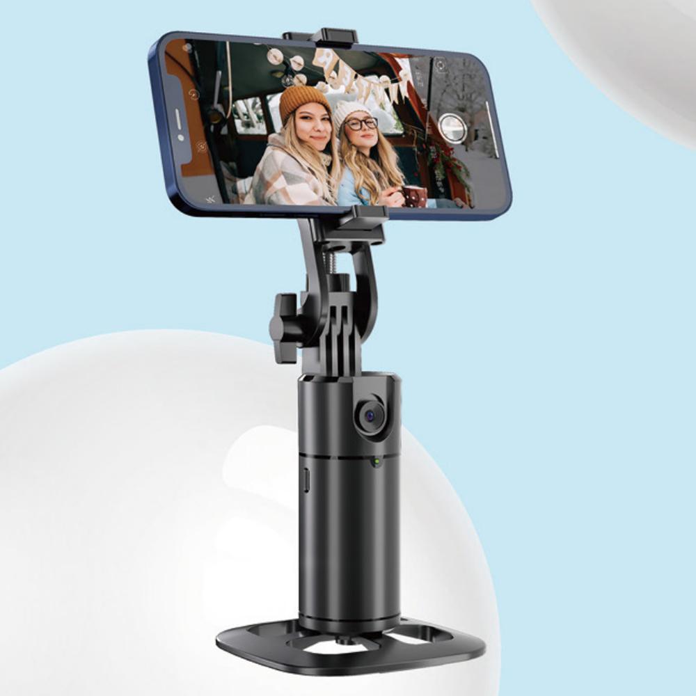 5 in 1 Face Tracking Gimbal with 70 Inch Tripod, Wireless Selfie Remote, Fill Light, 360 Degree Rotating Stabilizer for Video and Photography, Smartphone Vlogging Kit