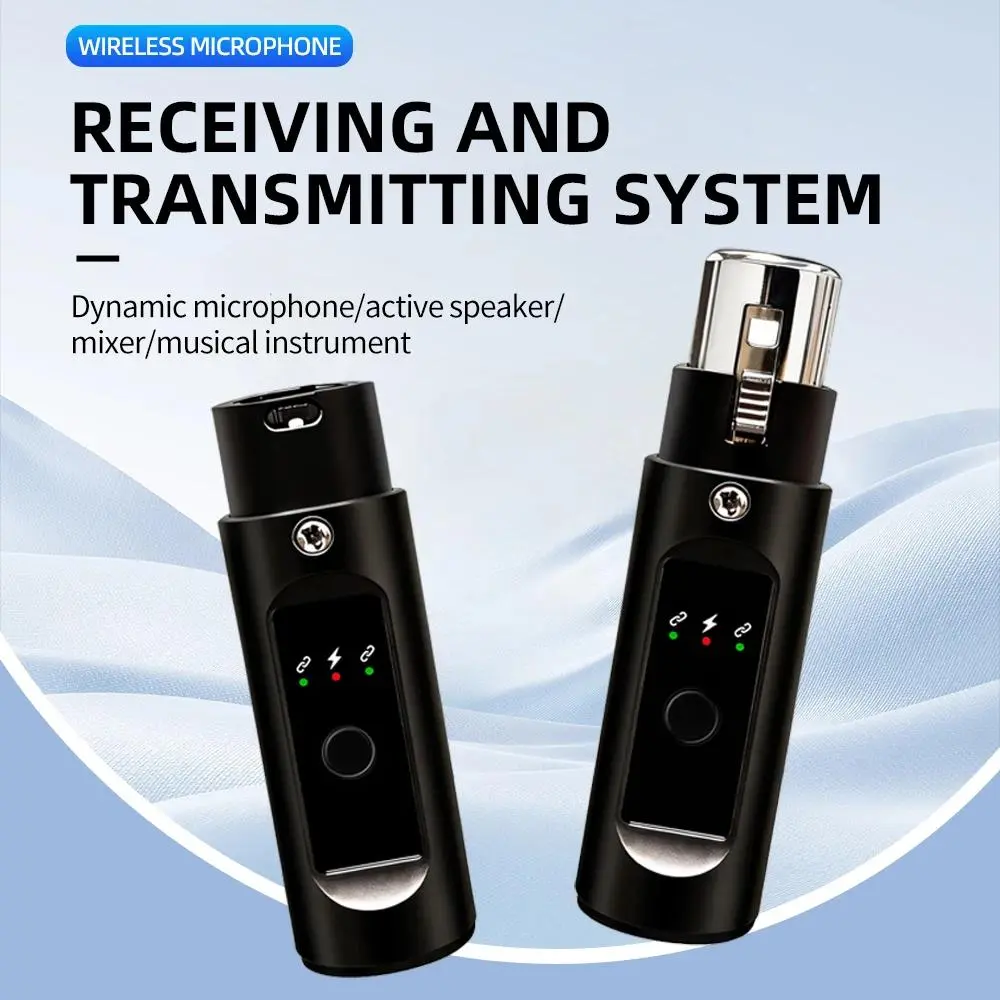 K-MYZS SL-1 XLR Wireless Microphone Transmitter Receiver Kit for Live Performance And Recording