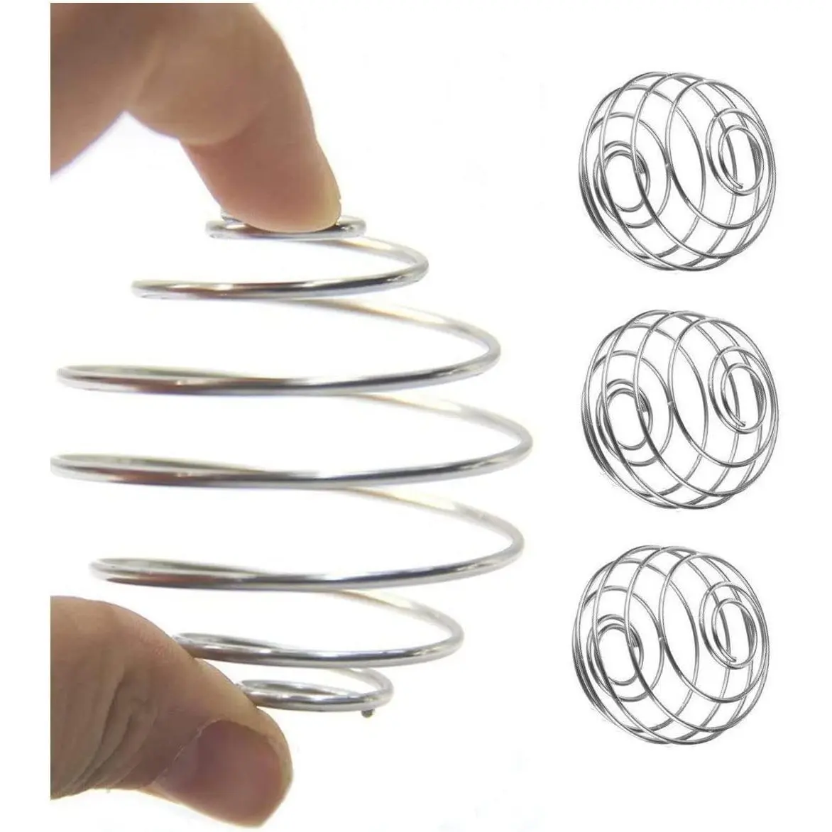 3 Pcs 304 Stainless Steel Replacement Shaker Balls Wire Whisk Mixer Balls for Protein Shaker Cups