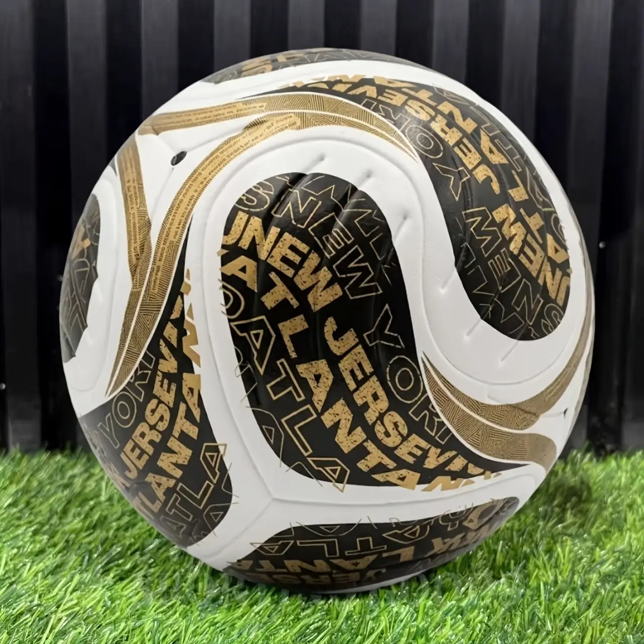 Professional Soccer Ball, Seamless Heat Bonded, Thick High Elastic PU Material, 1.5m Rebound, Outdoor Training Ball, Gift for Men