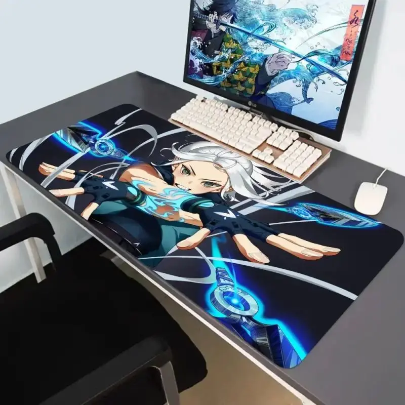 Valorant Jett XXL Gaming Mouse Pad - Soft Cloth Surface, Anti-Slip Rubber Base, Durable Thick Design, Extended Desk Mat for Gaming PC Accessories, Office Desks, Aesthetic Room Décor (Back to School)