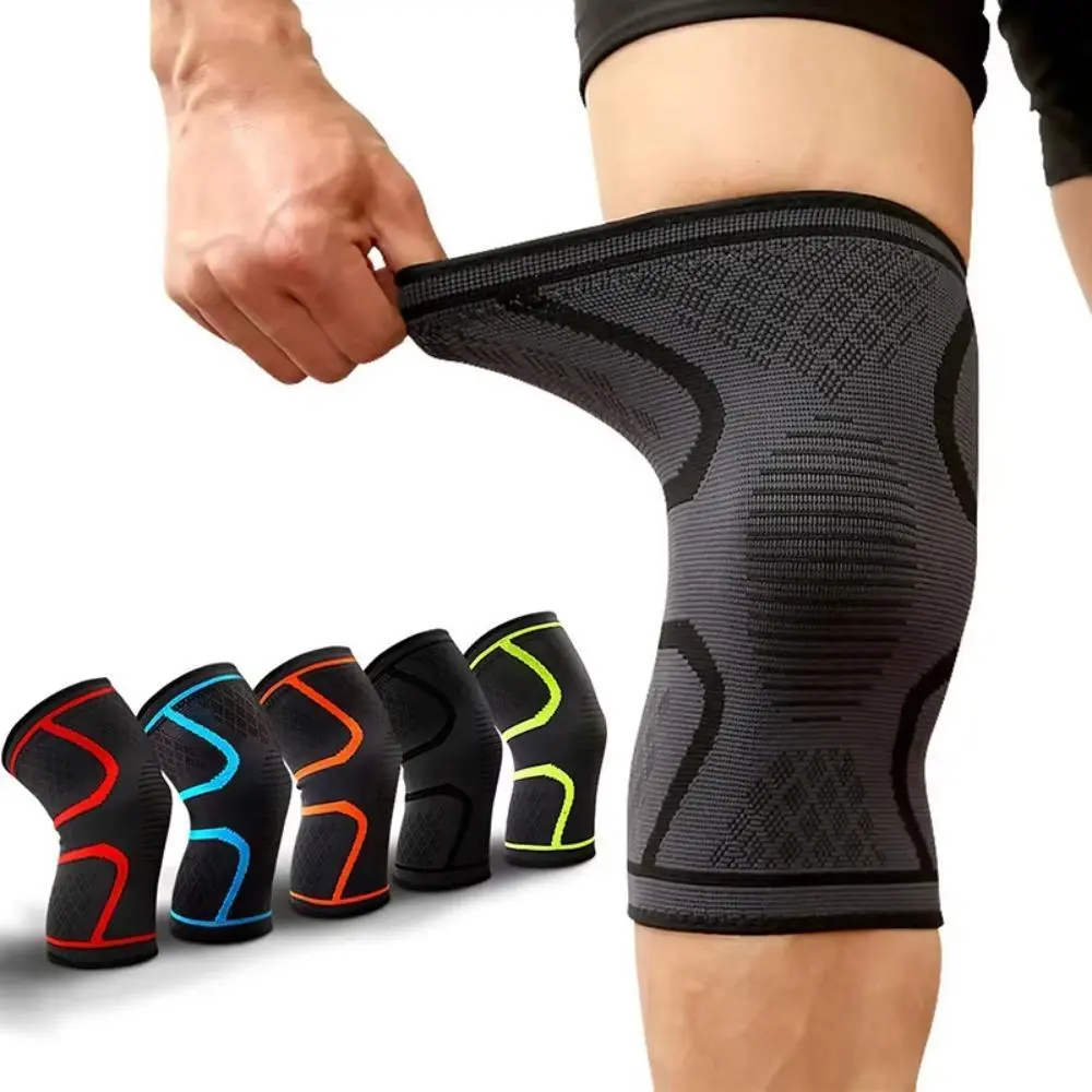 Compression Knee Pads for Men Women, 1 Piece Knee Brace for Arthritis Joint Support, Protective Knee Pad for Volleyball, Gym, Sports Safety, Pain Relief & Injury Prevention
