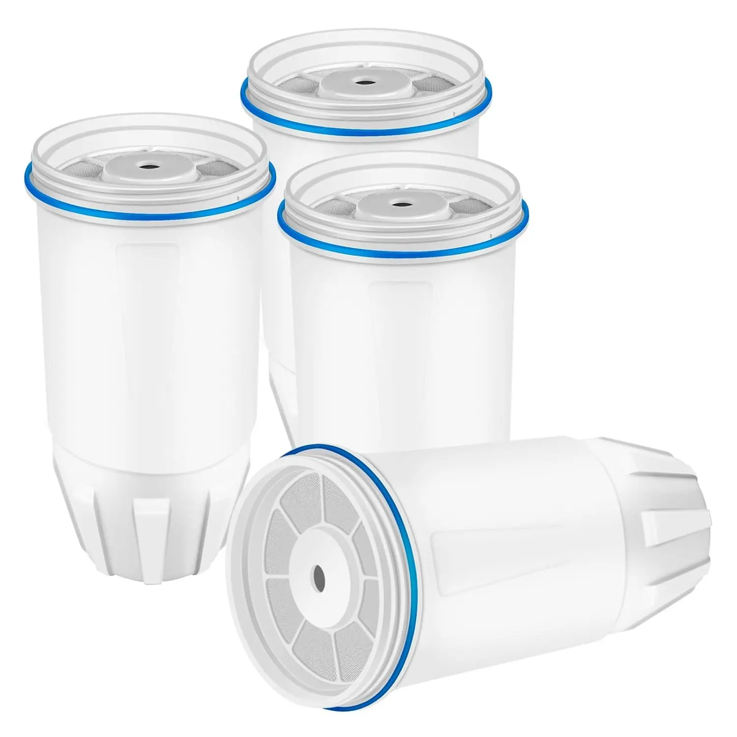 Water Filter Replacement for Zero, Fit Zero Water Pitchers ZR-001 ZD-012RP ZR-004, 5-Stage Filter System 0 TDS, Certified to Reduce Lead, Chromium, and PFOA/PFOS, Water Filters 4 Pack