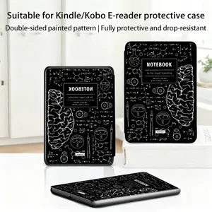 for Kindle/kobo/Tolino Case Science Diagrams And Formulas Pattern for New Kindle 11Th 2019, for Kindle 11th Generation Case for Kindle 11Th (2022/2024), 6-Inch, 7-Inch Kindle Paperwhite 12Th Generation 2024 Vision Color (2024) /Vision 6 (2021）/Shine Color