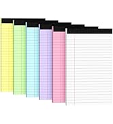 3pcs Legal Pads 8.5 x 11, Notepads 8.5 x 11 College Ruled Notebook, Writing Pads of Paper,Yellow Note Pads, Memo Pad Papers Perforate Legal Notepads Narrow Ruled Line,30 Sheets/Pack
