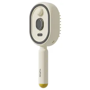 Electric Mist Airbag Massage Comb, Essential Oil Atomizing Hair Care Brush, Self-Cleaning Detangling Volumizing Smoothing Anti-Static Comb