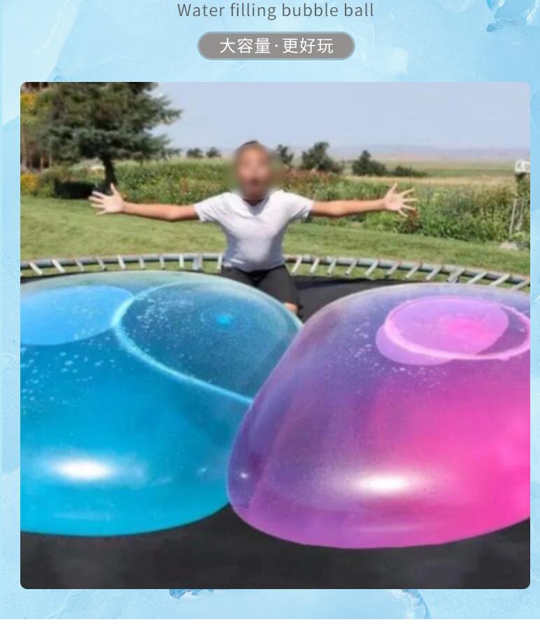 Water-fillable Balloons, Inflatable Bubble Balls, Extra Large Water Balloons for Kids, Patting Balls, Unbreakable Balloon Toys