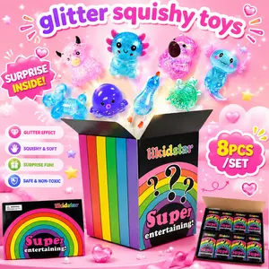 Surprise Blind Box Malt Sugar Squishy Set, Stress Relief Creative Slow Rebound Squishy, Multiple Styles, Rare Mystery Gift Box, Party Gift
