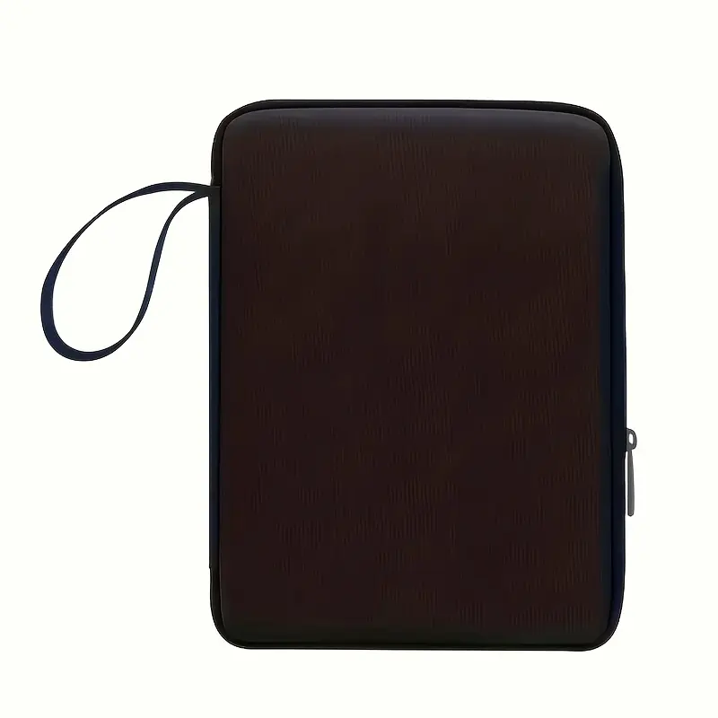 Shock-resistant nylon tablet sleeve for 10.9-inch/12.9-inch iPads – portable, drop-proof design featuring a dedicated tablet compartment and spacious storage for the device and tech accessories; scratch-resistant protection.