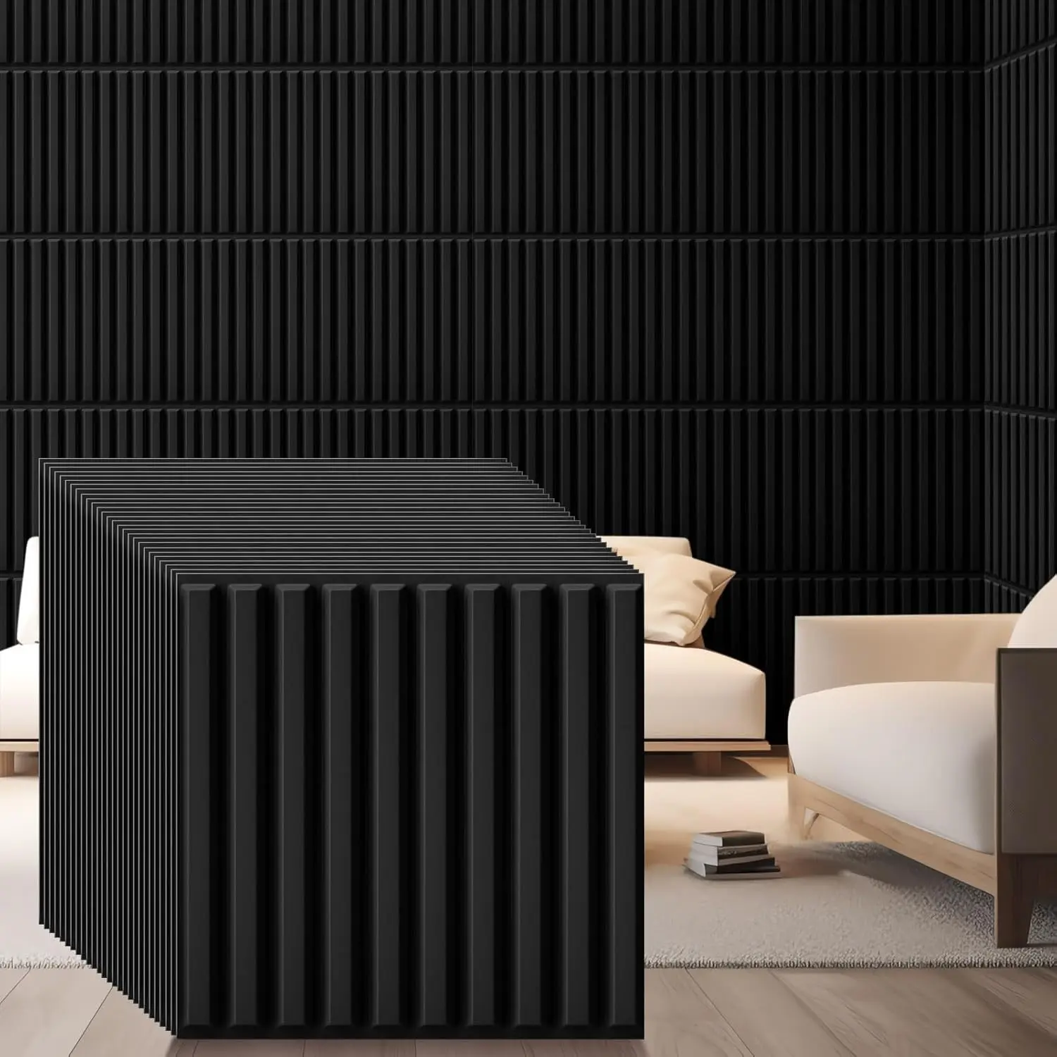 12/20/30 Pack Decorative 3D Wall Panels Diamond Design 11.8x11.8in Easy Install DIY Wall Decor Home Improvement Wall Paneling