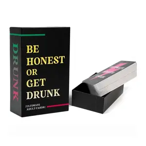 Be Honest or Get Drunk Party Game Card, Fun Drinking Game for Social Gatherings, Perfect for Casual Parties and Events