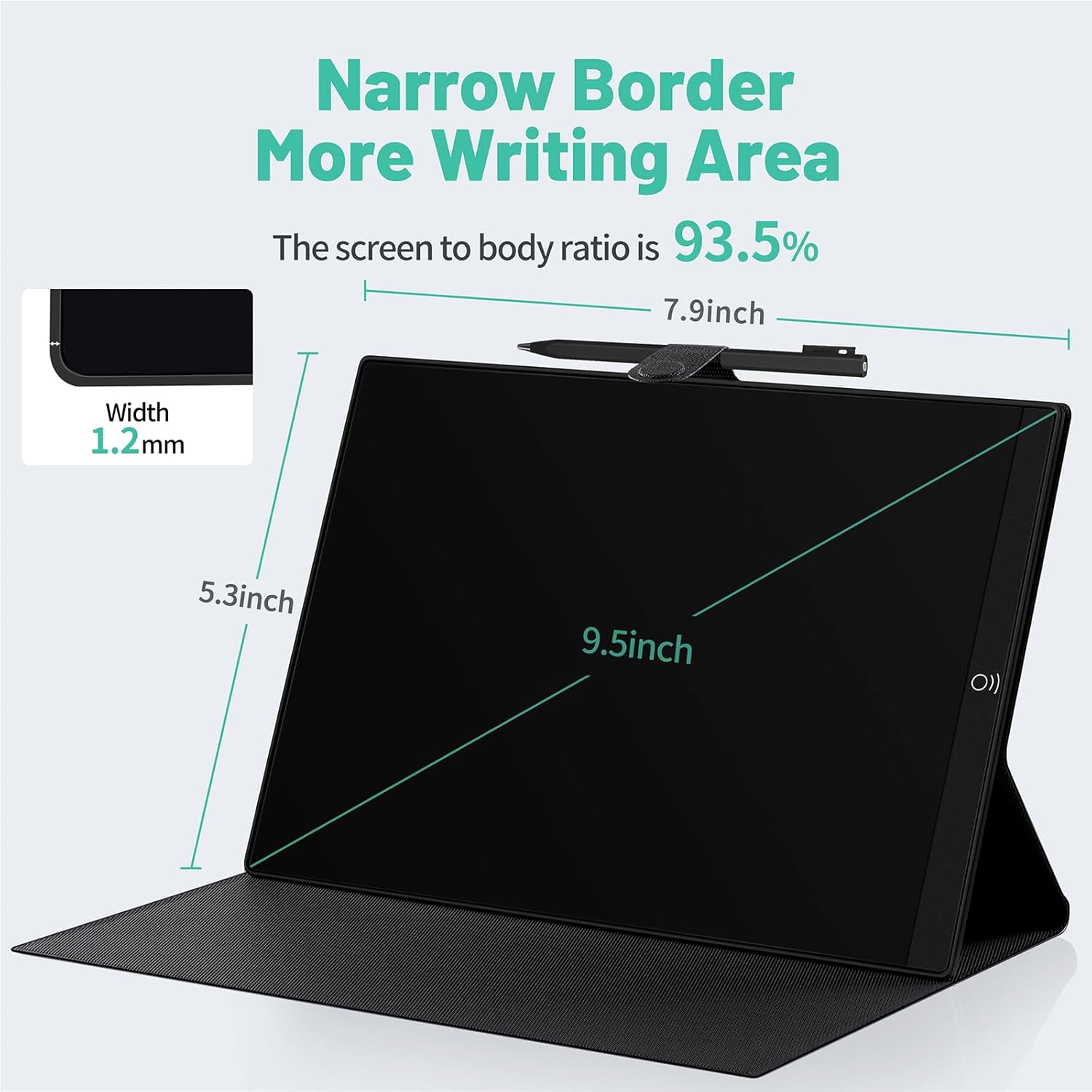 LCD Writing Tablet 9.5 Inch with Leather Case Full Screen Reusable Digital Notepad Portable for Adult Kids Home Office School Supplies LCD Writing Tablet 9.5 Inch with Leather Case Full Screen Reusable Digital Notepad Portable for Adult Kids Home Office School Supplies