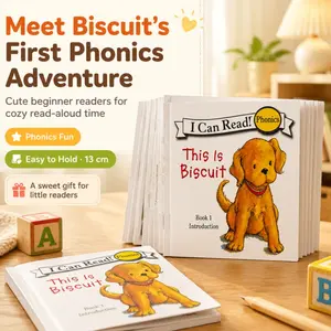 Cookie Dog I Can Read Level Books Set, 12 Volumes, Phonics Learning Series, Early English Reading Starter Kit, Early Reader Books