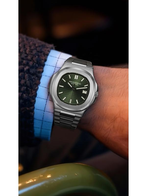 NAVIFLZ NFVZ High Quality Top Luxury Man Watch Sports Waterproof Luminous Date Men Wristwatch Square Dial Automatic Mechanical