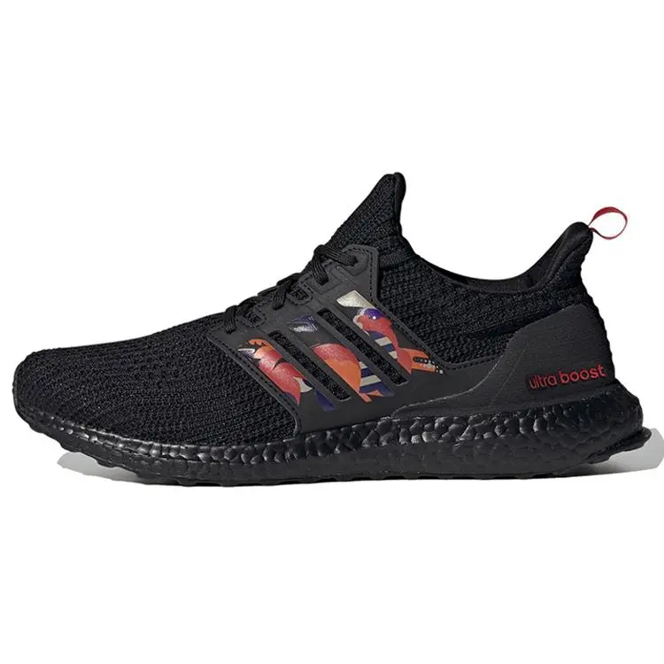 Adidas Ultraboost DNA Comfort Running Shoes for Men and Women – Low-Cut, Black and Red Verifiable, with credentials and supporting global authentication