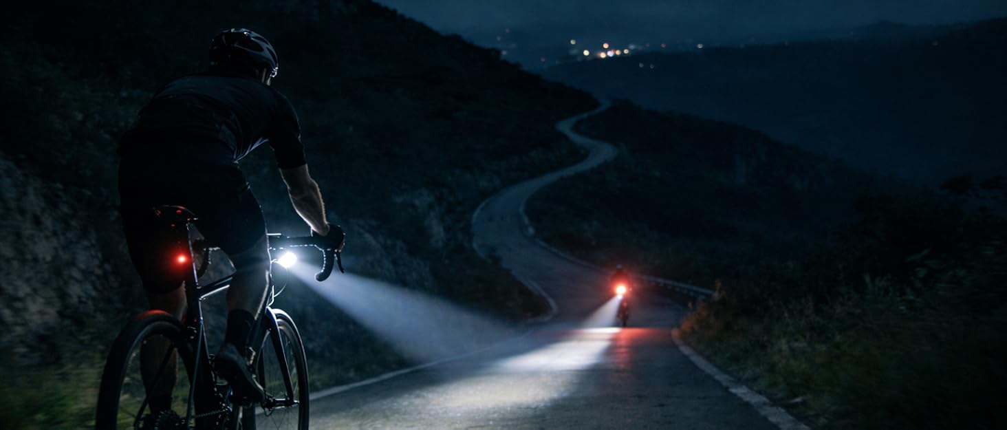 Running Lights for Runners, 2 Pack Mini Clip on Flashlight with 4 Modes, Rechargeable Safety LED Lights for Night Walking, Running Accessories & Camping Light Gear for Hiking, Jogging, Dog Walking