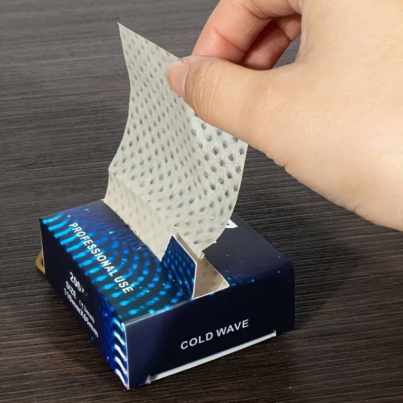 Professional Salon Perm Paper V7 - Easy-to-Use Permanent Wave Paper for Hair Styling, Perming Sheets for Men Women All Ages, Salon Hairdressing Supplies for Barbers