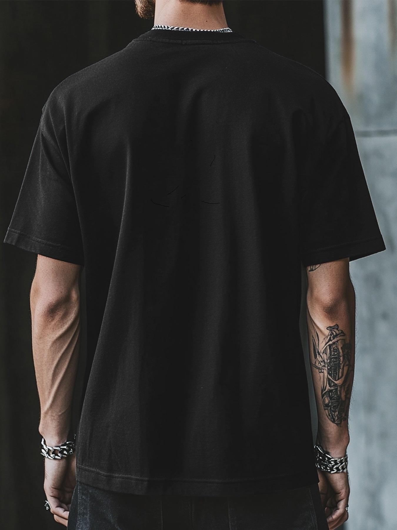 [100%25 Cotton] Men'S "Tackle Breast Cancer" Awareness T-Shirt - Black With Pink Helmet & Football Graphic, 100%25 Cotton, Crew Neck, Short Sleeve For Casual Wear T-Shirt For Men And Women