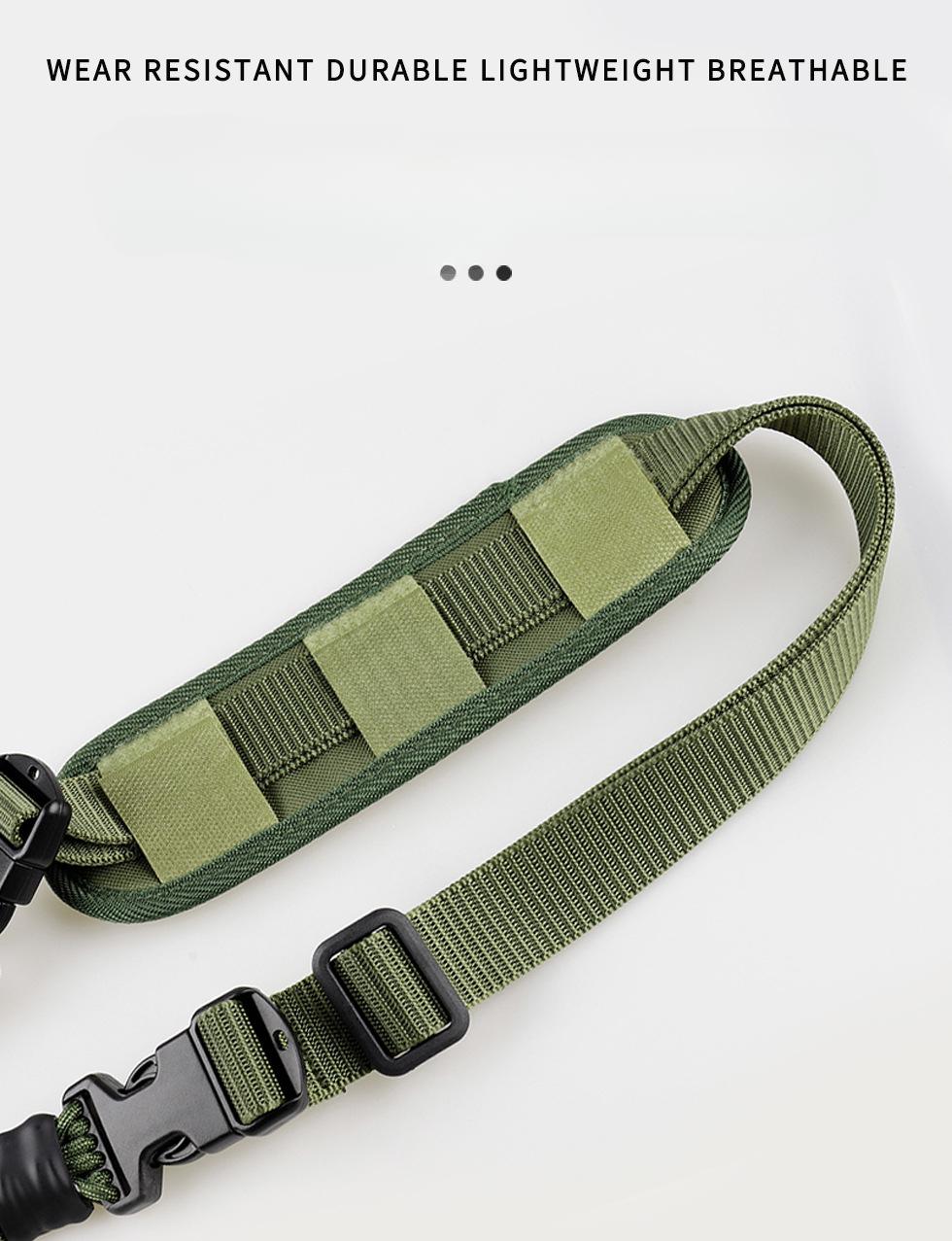 Heavy-Duty Paracord Adjustable Carry Sling - Hands-Free Gear Strap for Outdoor, Camping, Hiking