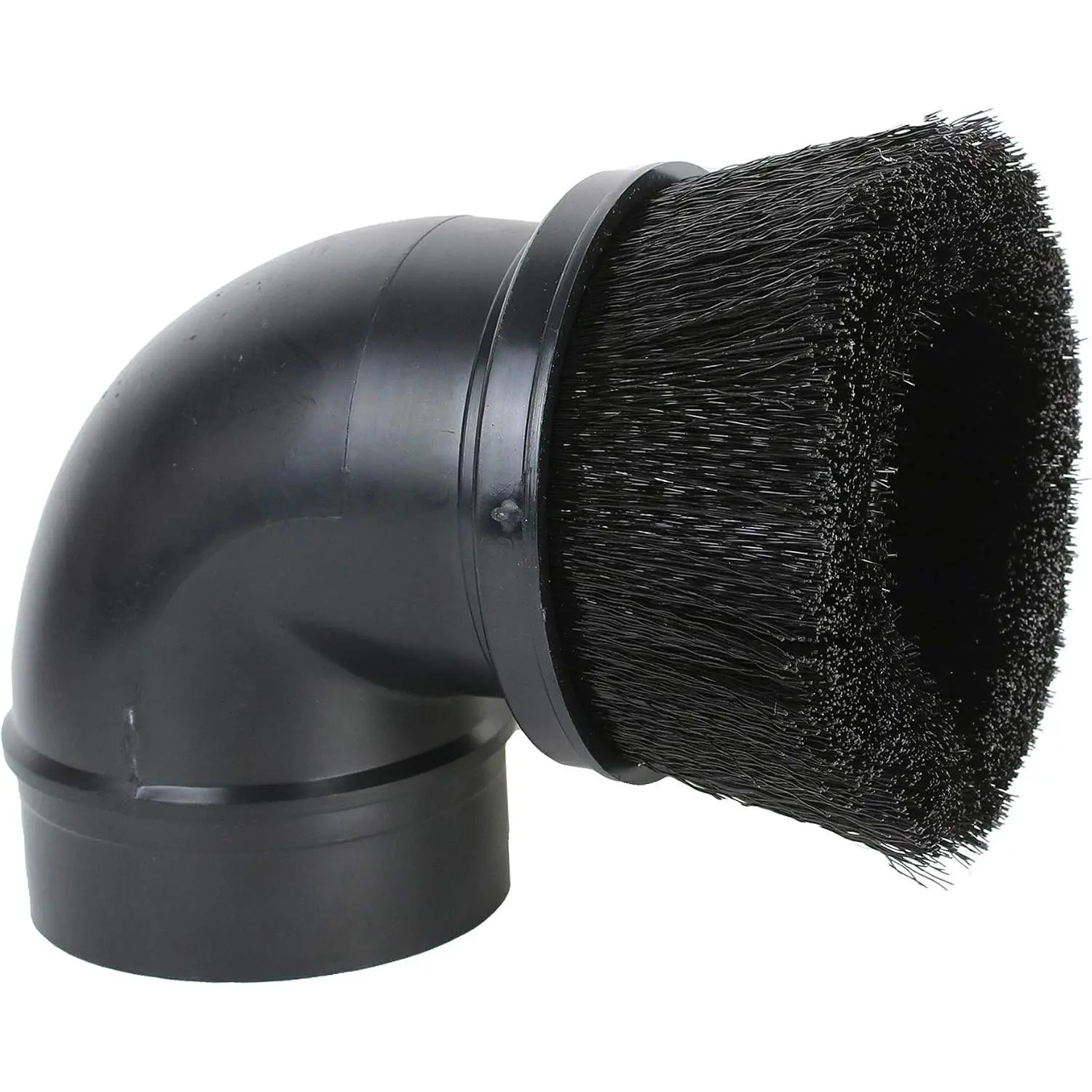 2.5" Dust Brush Attachment Compatible with Shop Vac, , and  Wet Dry Vacuum Cleaner Accessory with Nylon Bristles Fits 2-1/2 Inch Hose - for Woodworking, Garage & Workshop Cleaning.