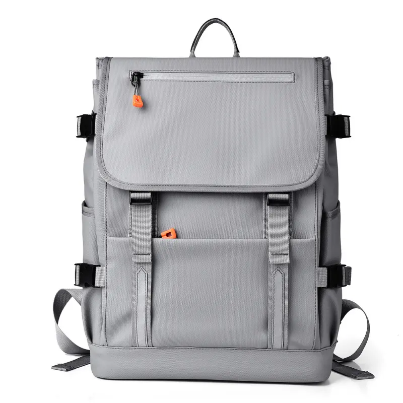 Leisure Backpack Multifunctional Reflective Strip Cover Backpack High-Quality Large Capacity Travel Backpack Casual Lightweight Backpack
