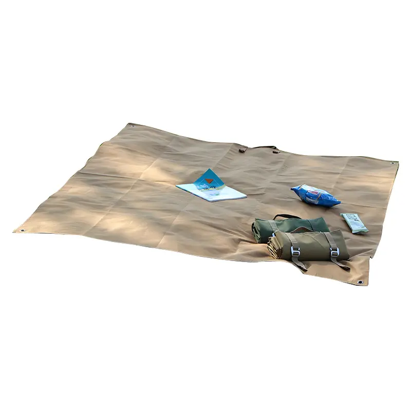 Solid Waterproof Tent Footprint, Heavy-Duty 1000D Oxford Ground Tarp for Outdoor Camping & Hiking - Durable Shelter with Fast Shipping & Customization, Outdoor Gear, Portable