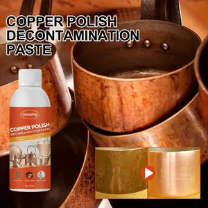 Brass and Copper Tarnish Remover, Non-Abrasive Rust Removal, Shining Restorer, Metal Polish Cleaner, Safe for Polishing