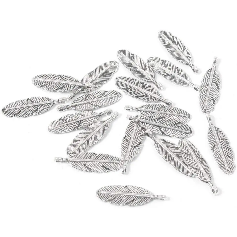 50 count  Charms DIY Metal Pendants Spacer Beads for  Making