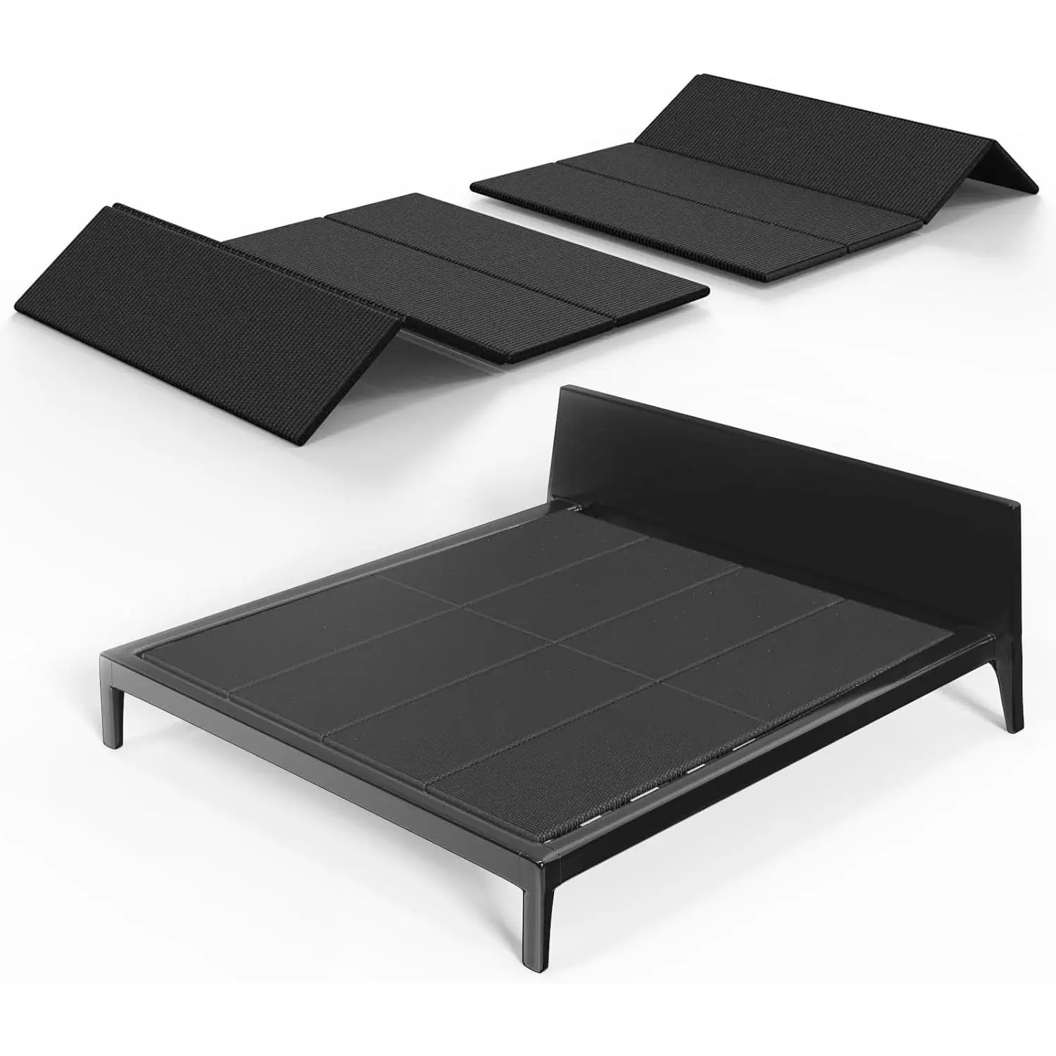Breathable, Noise Minimizing, Moisture Resistant Bunkie Boards,Low Profile Bed Support,Large Double Bed 10mm Bunkie Board, Full Size 54x75''
