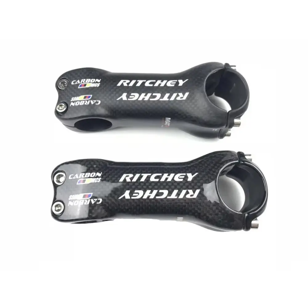 Full Carbon 3K Glossy Bike Stem Ultralight Bicycle Handlebar Stem For Road MTB, 6°/17° Angle, Length 70-120mm Cycling Upgrade Parts