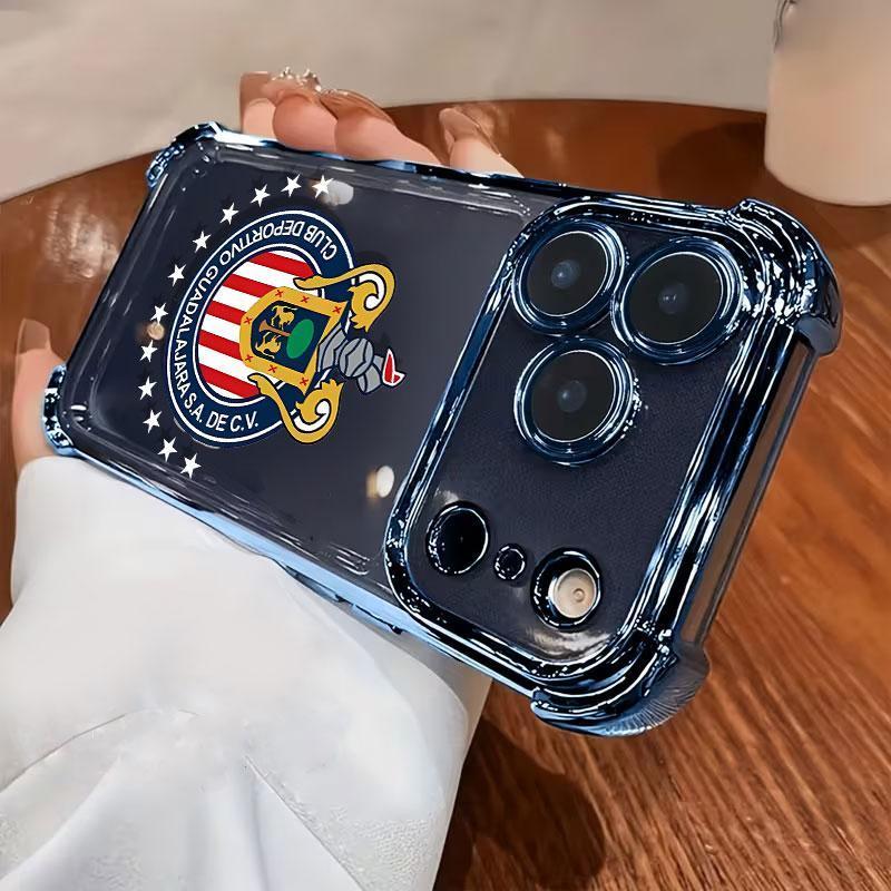 DarlingCase New Electroplated Transparent TPU Airbag Shock-Proof Phone Case Compatible with iPhone 17 Pro Max 16 15 14 13 12 11 Pro Max Stylish and Durable Protection for Your Device