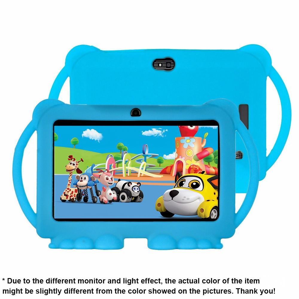 7-Inch Dual-Camera Tablet PC, Android Parental Control Education Tablet with Shockproof Case, 1024x600 Screen, Android Wi-Fi Tablet
