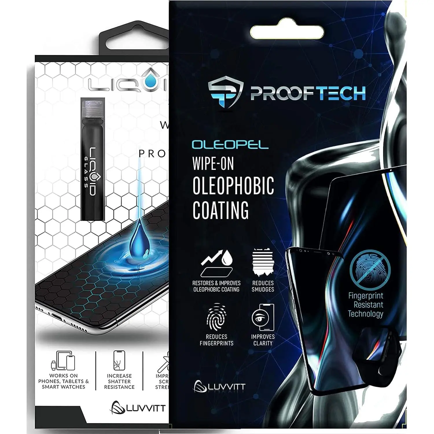 Screen Protector and OLEOPEL Oleophobic Coating Bundle