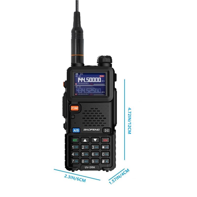 Baofeng 5RH PRO Radio, GPS 10W Multi-band Ham Radio, Handheld Long ...